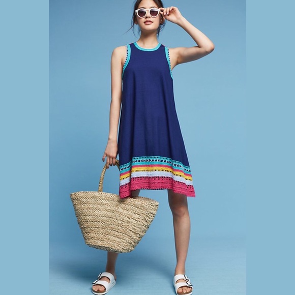 Anthropologie Dresses & Skirts - Anthropologie Akemi + Kin Crochet Trim Swing Dress